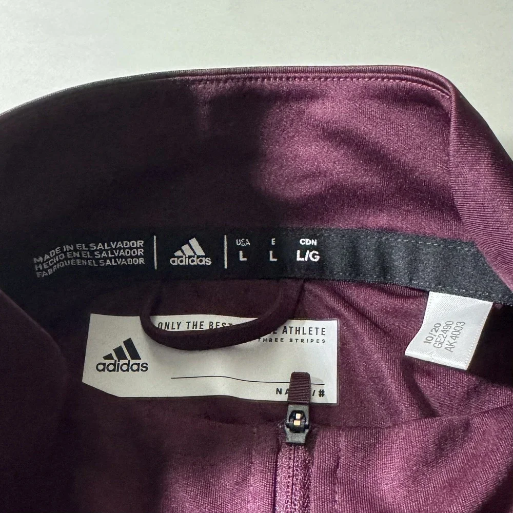 Texas A&M Aggies Adidas 1/4 Zip Long Sleeve Knit Shirt Men's Size Large